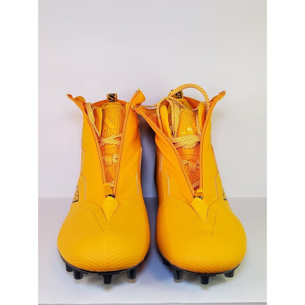 Adidas Size 13 Nasty 2.0 "Steelers" Gold Lineman Football Cleats HP8794 RARE Za2 - Picture 7 of 8